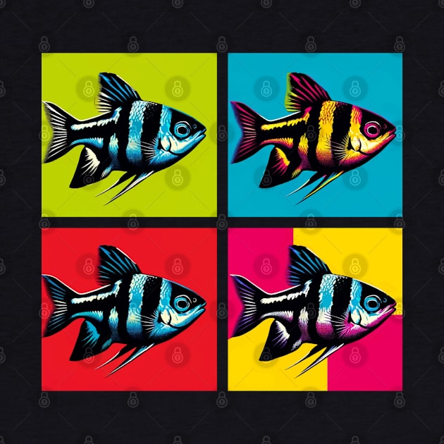 Black Neon Tetra - Cool Tropical Fish by PawPopArt